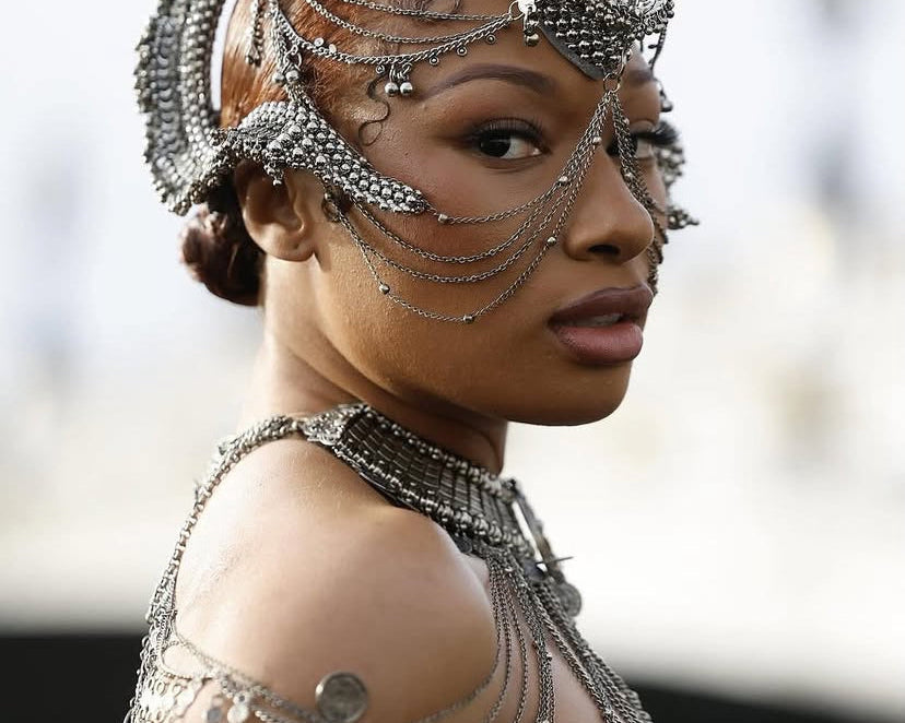 Megan Thee Stallion Wears Object & Dawn at Paris Couture Week