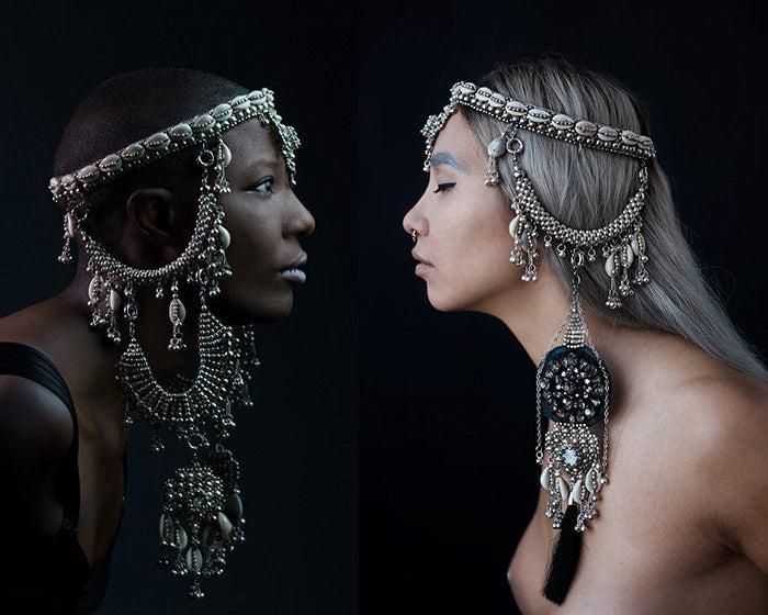 An early Object & Dawn modular headpiece, as featured on Ecocult