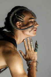 Men's Artemisia 4D Supple Cuff in Silver