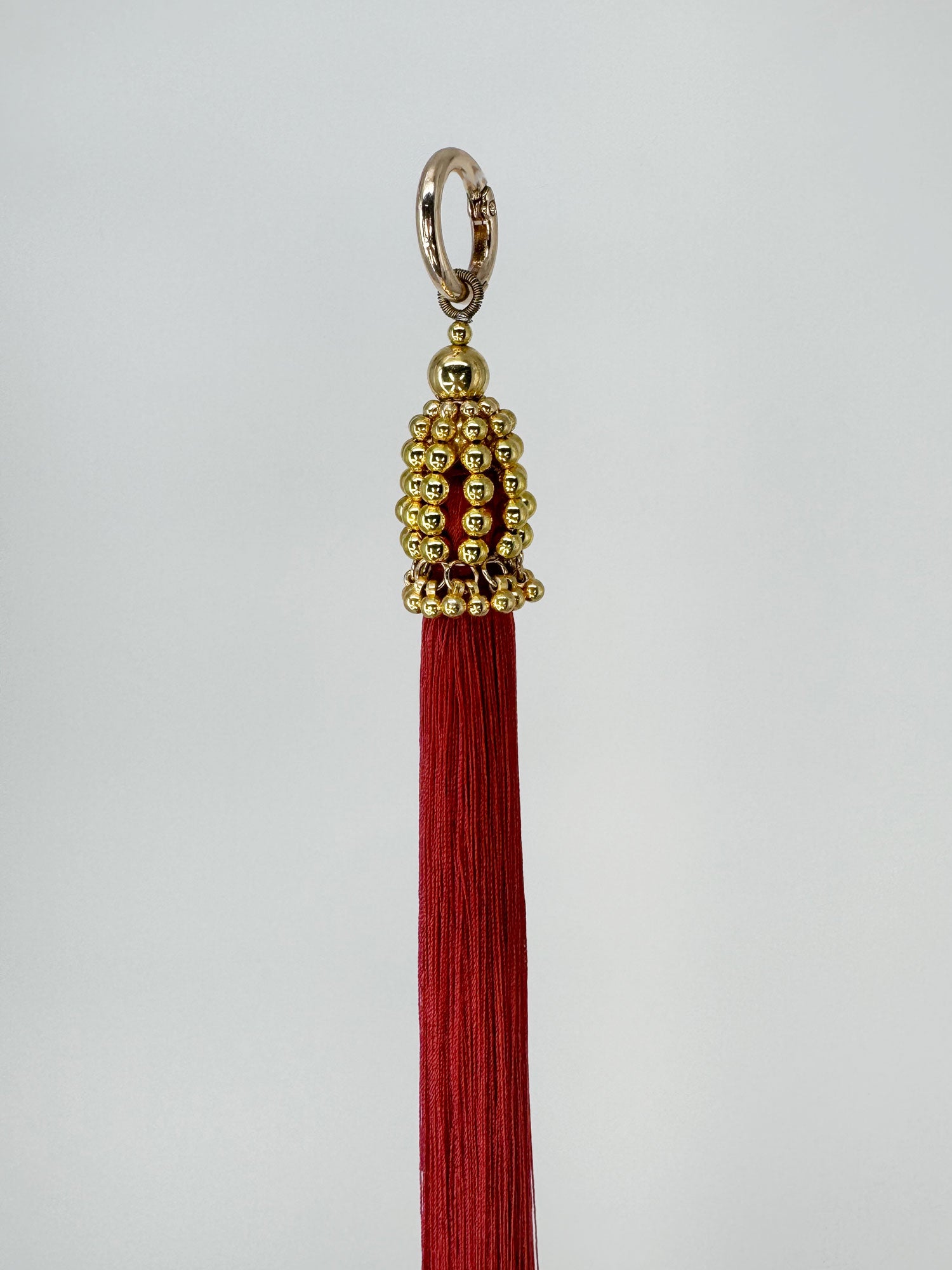 22" Long Gold Cap Polyester Tassel - 2 Colors