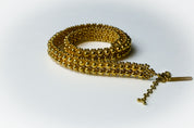 Gold Beaded Hatband