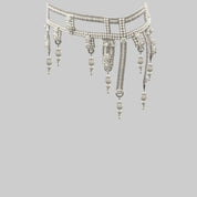 Pearl Amaya Garter Belt with Medallions