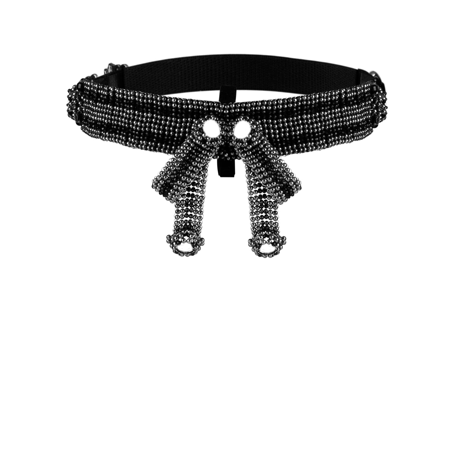 Jet Black Amaya Modular Garter Band