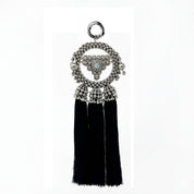 2 x Silver Anais Medallions - 2 color variations