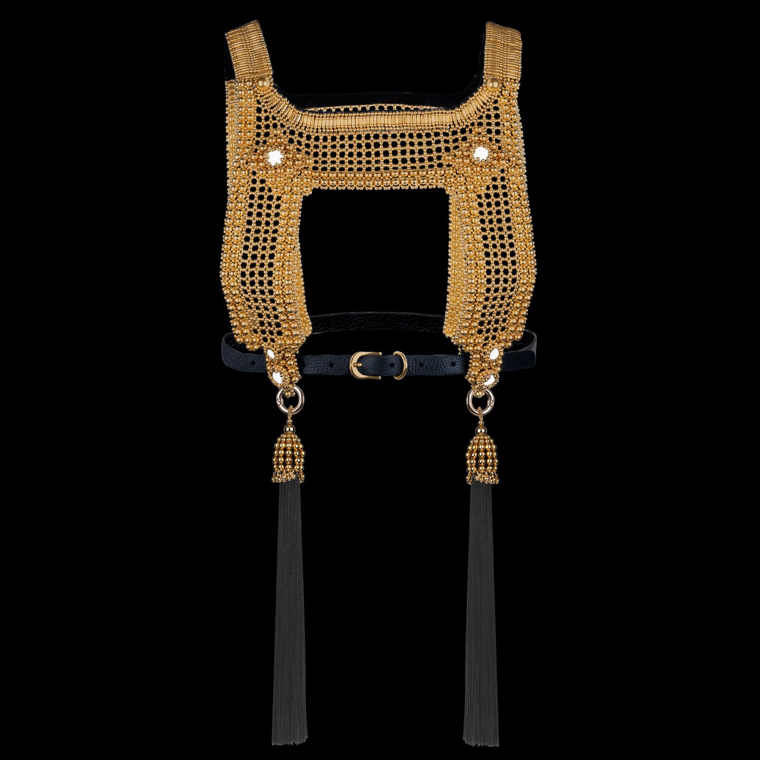 Artemisia Luxury Beaded Mesh Top – Harness - 4 Colors Variants | Best Seller