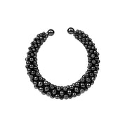 Jet Black Artemisia Orbit Supple Cuff