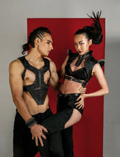 Adonis Men's Leather Beaded Harness 35% OFF in Cart