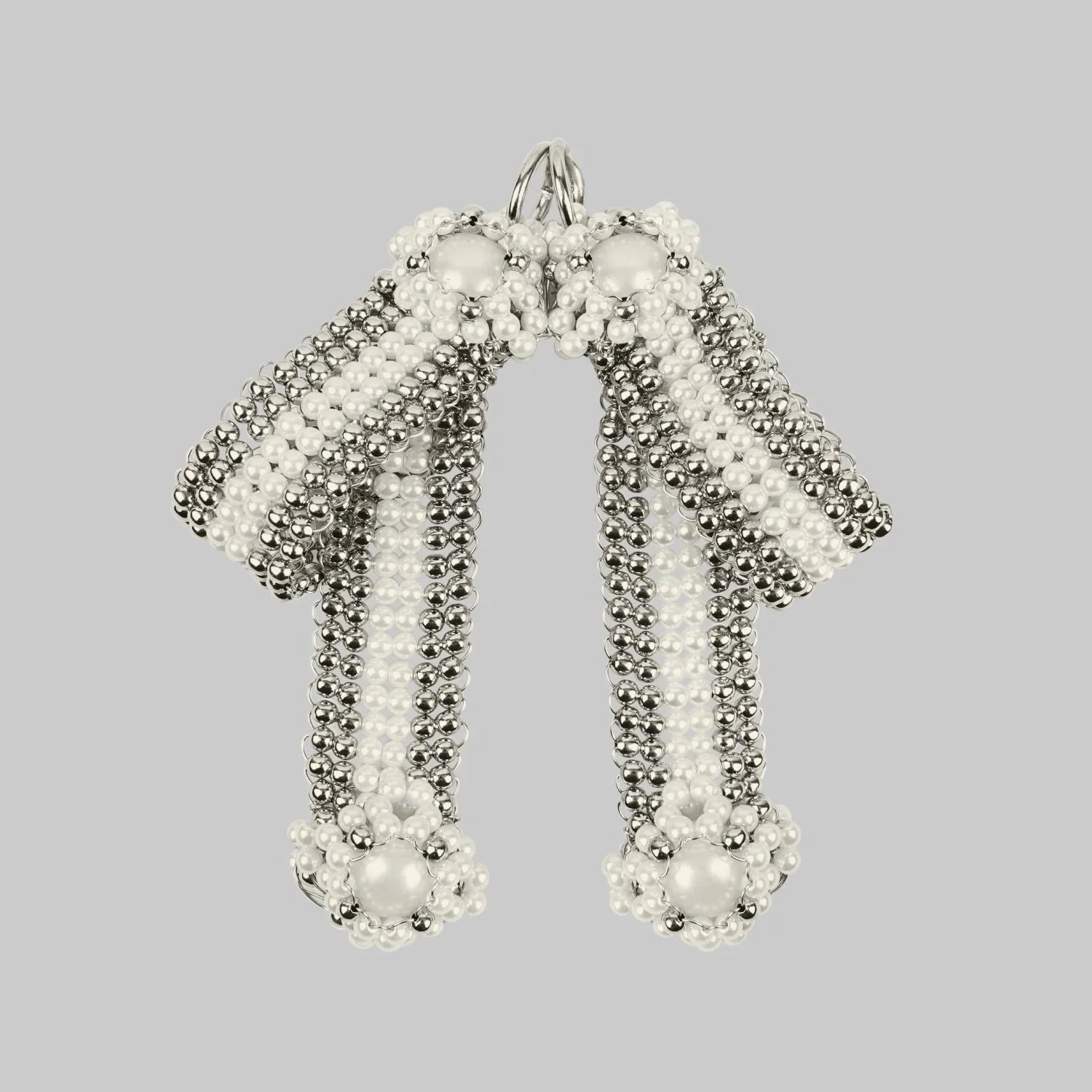 handcrafted beaded modular amaya bow pearl by object and dawn