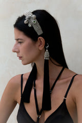 Amaya Beaded Bow Modular Headband - 3 Color Variants