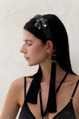Amaya Luxury Beaded Modular Headband w/ Removable Tassels- 3 Colors