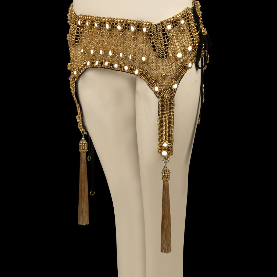 Elohim Modular Garter Belt in Gold - 2 Color Variants