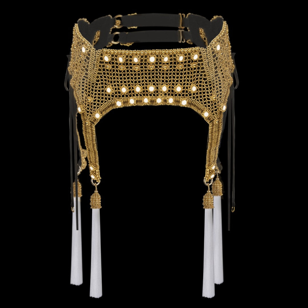 Elohim Modular Garter Belt in Gold - 2 Color Variants