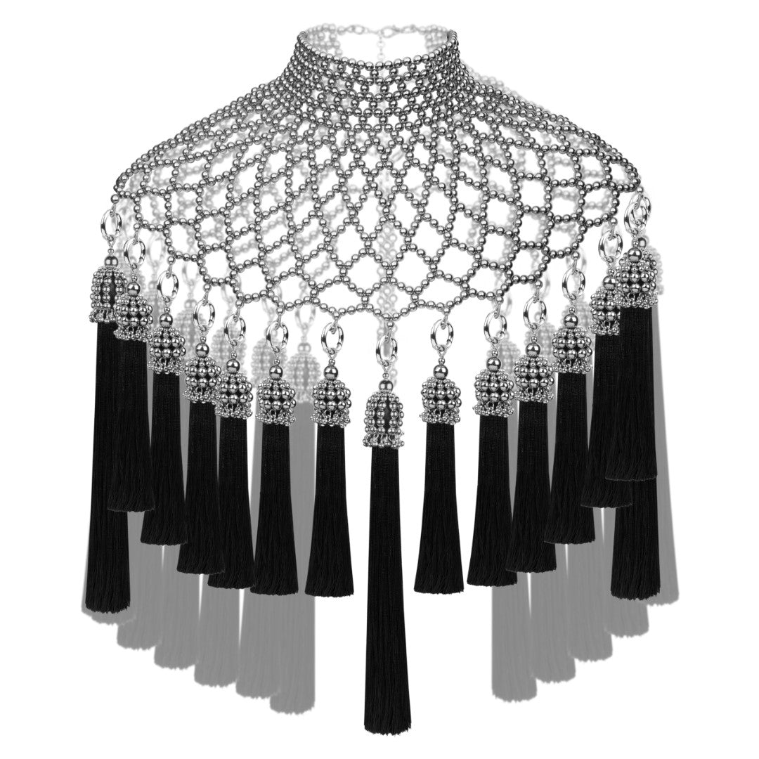 Freja Cape in Silver