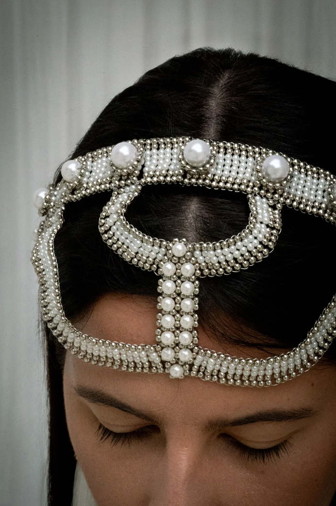 Khutulun Head Band in Pearl- 2 variations