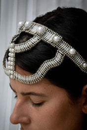 Khutulun Headband in Pearl - 2 Variants
