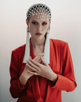 Freja Modular Headband – Luxury Beaded Statement Headband w/ Removable Medallions - 2 Variants | Best Seller