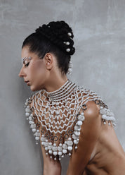 Freja Cape in Pearl - 2 Variants