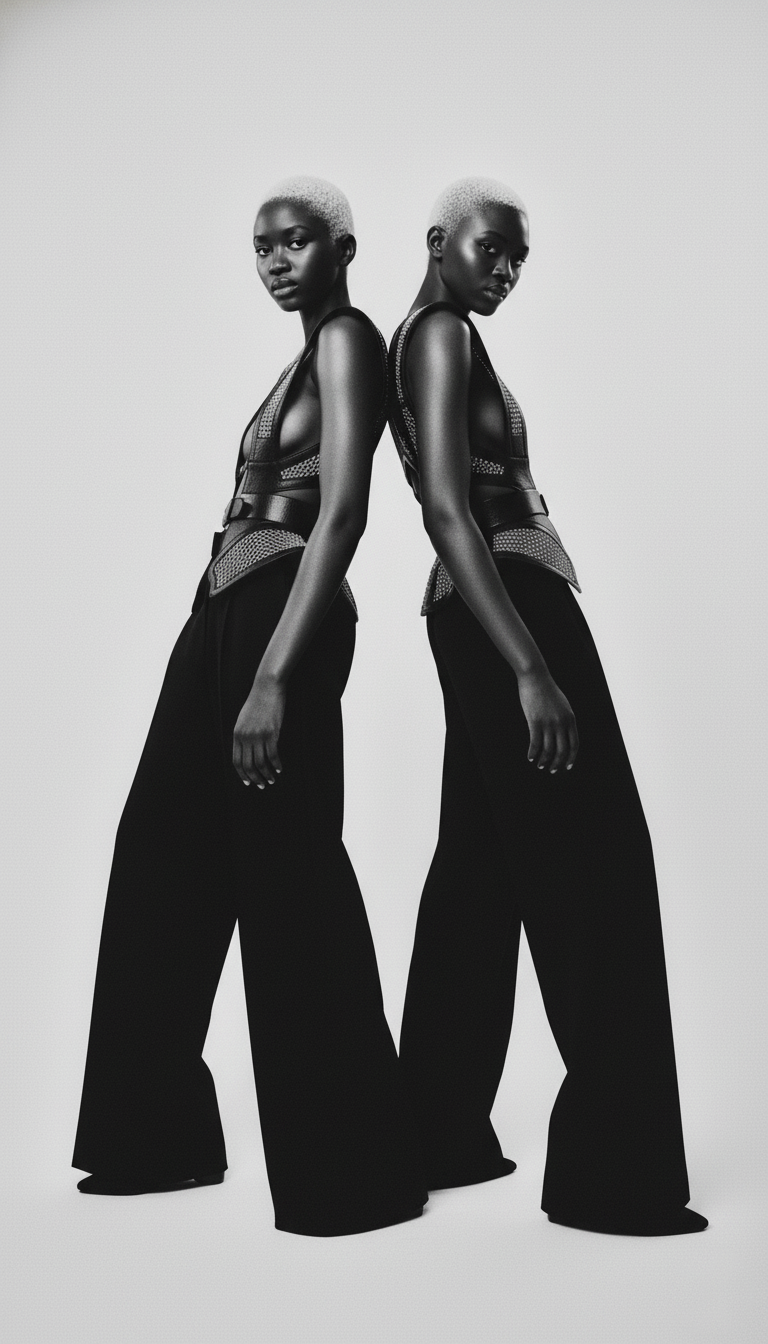 Lister Mesh Beaded Leather Bodice