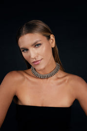 HELIOS Optical 3D Choker in Silver