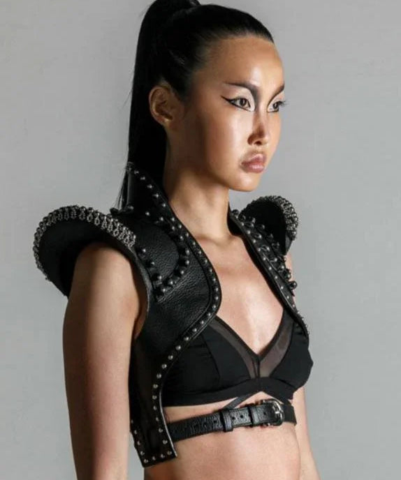 Helios_Leather_Beaded_Bolero_Jacket_-_Jet_Black-Silver-side.jpg