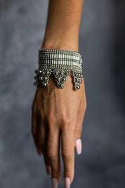 Elohim Polygon Cuff in Silver