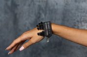 Elohim Polygon Cuff in Jet Black