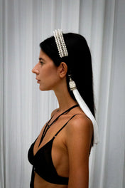 Anais Headband in Pearl- 2 variations