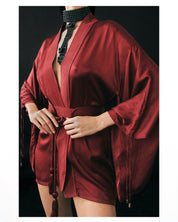 Mineko Short Silk Kimono- 3 Color Variants