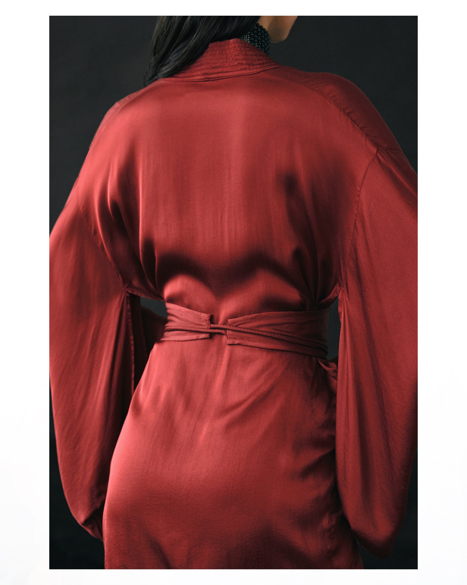 Mineko Short Silk Kimono- 3 Color Variants