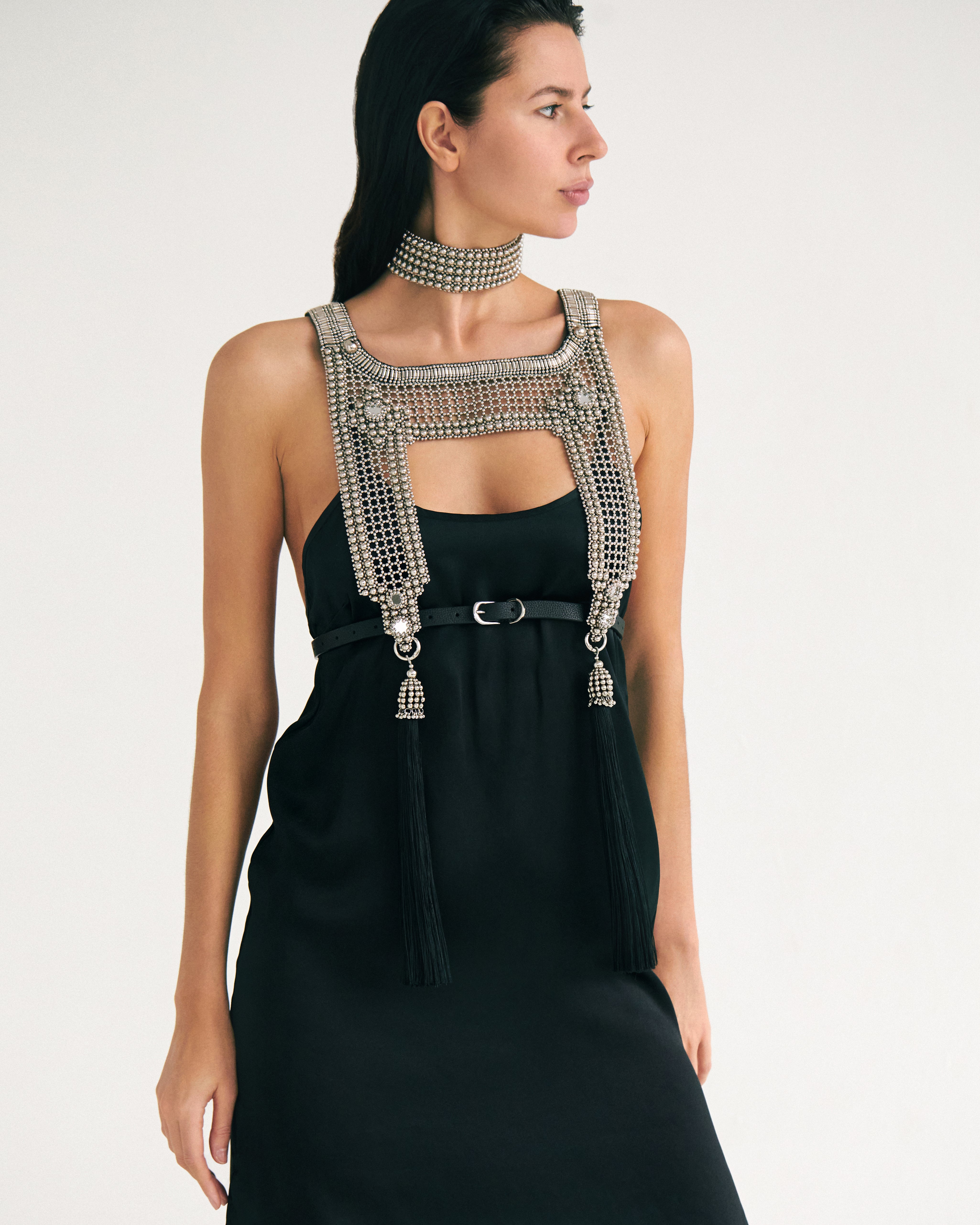Artemisia Mesh Top – Four Tassels | Best Seller - 3 Color Variants