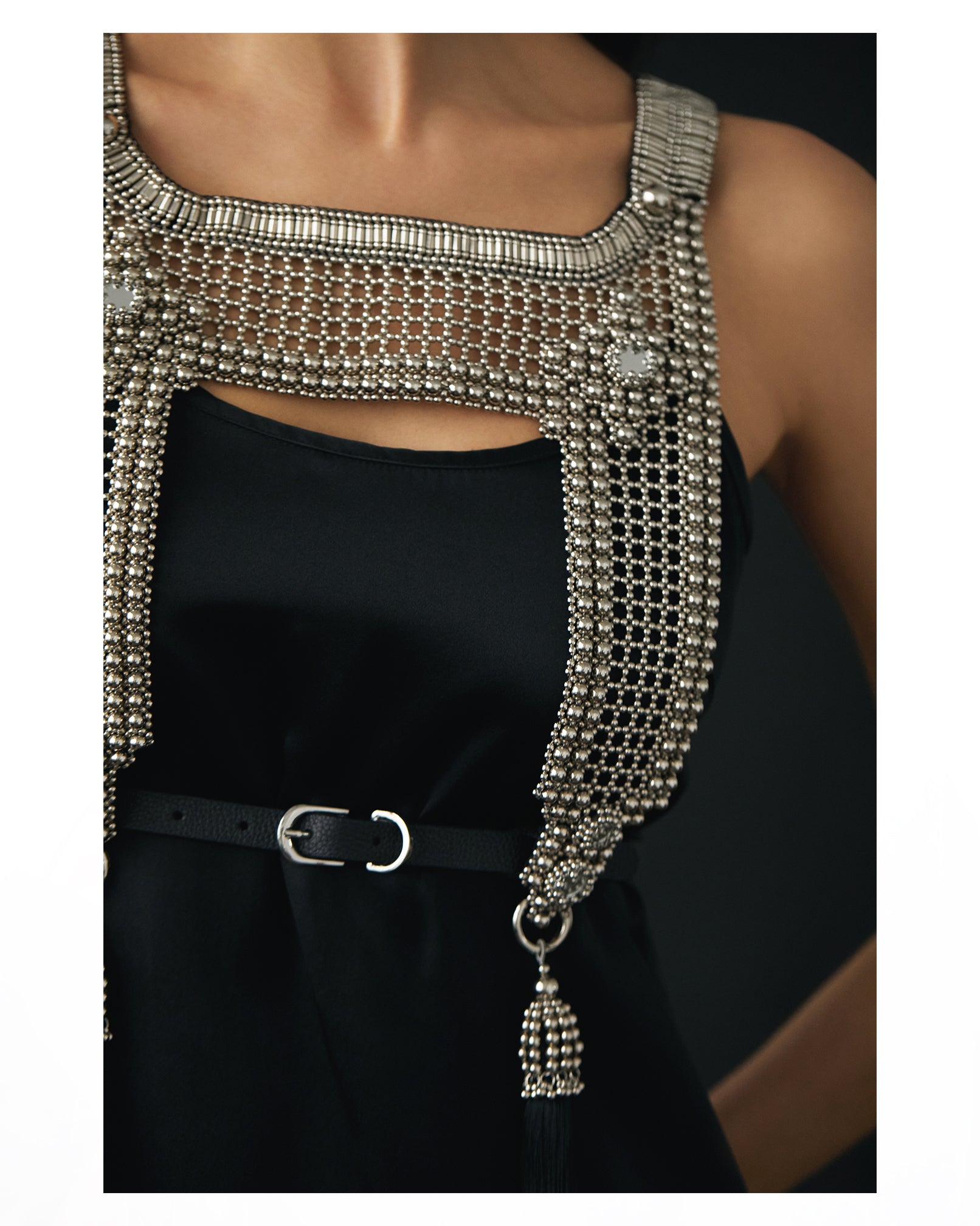 Artemisia Mesh Top – Four Tassels | Best Seller - 3 Color Variants