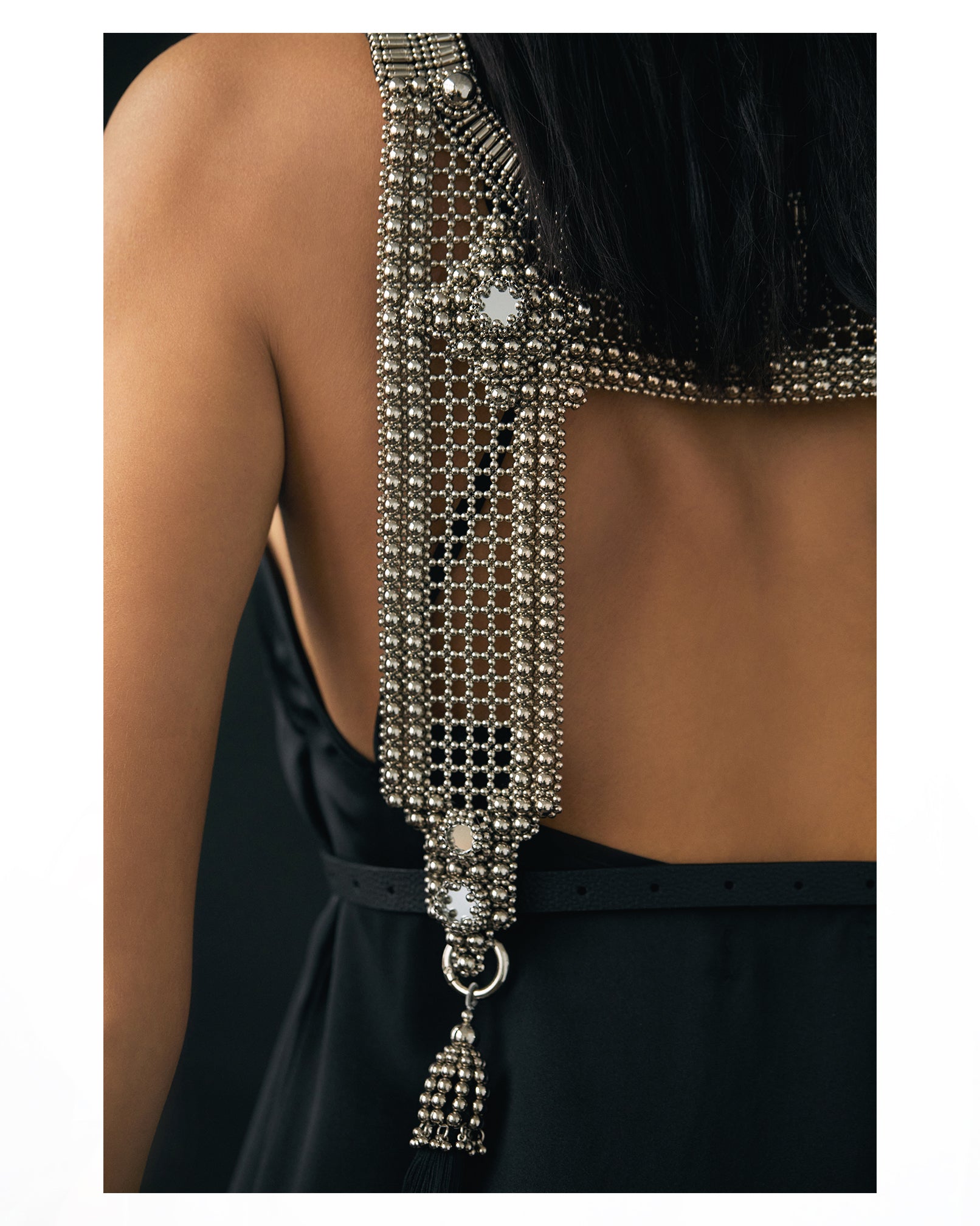 Artemisia Mesh Top – Four Tassels | Best Seller - 3 Color Variants