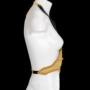 Khutulun Modular Bodice w/leather in Gold