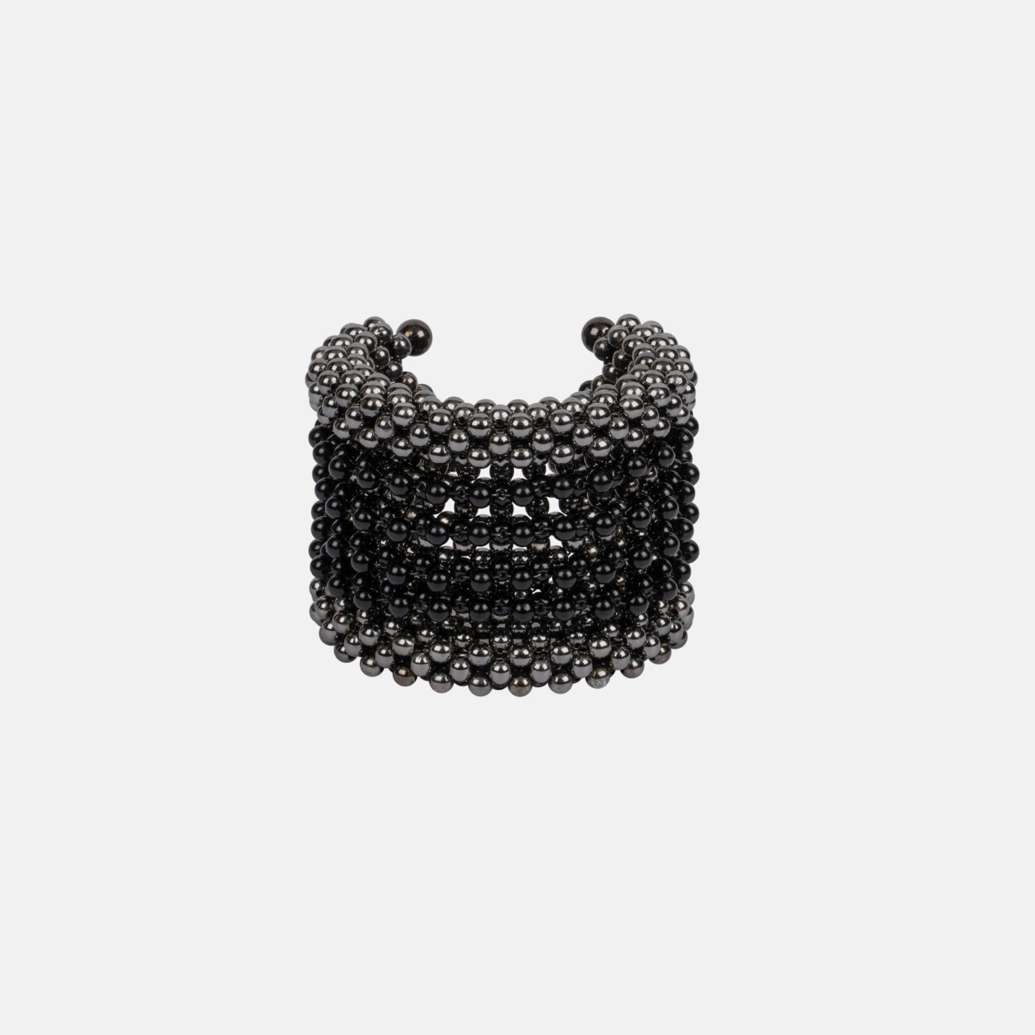 Black Stripe Khutulun Wide 4D Cuff