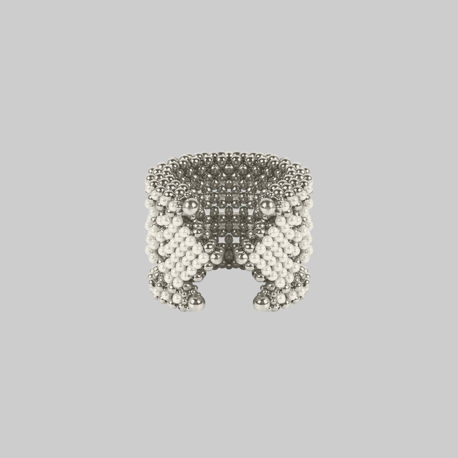 Khutulun Wide 4D Cuff in Pearl