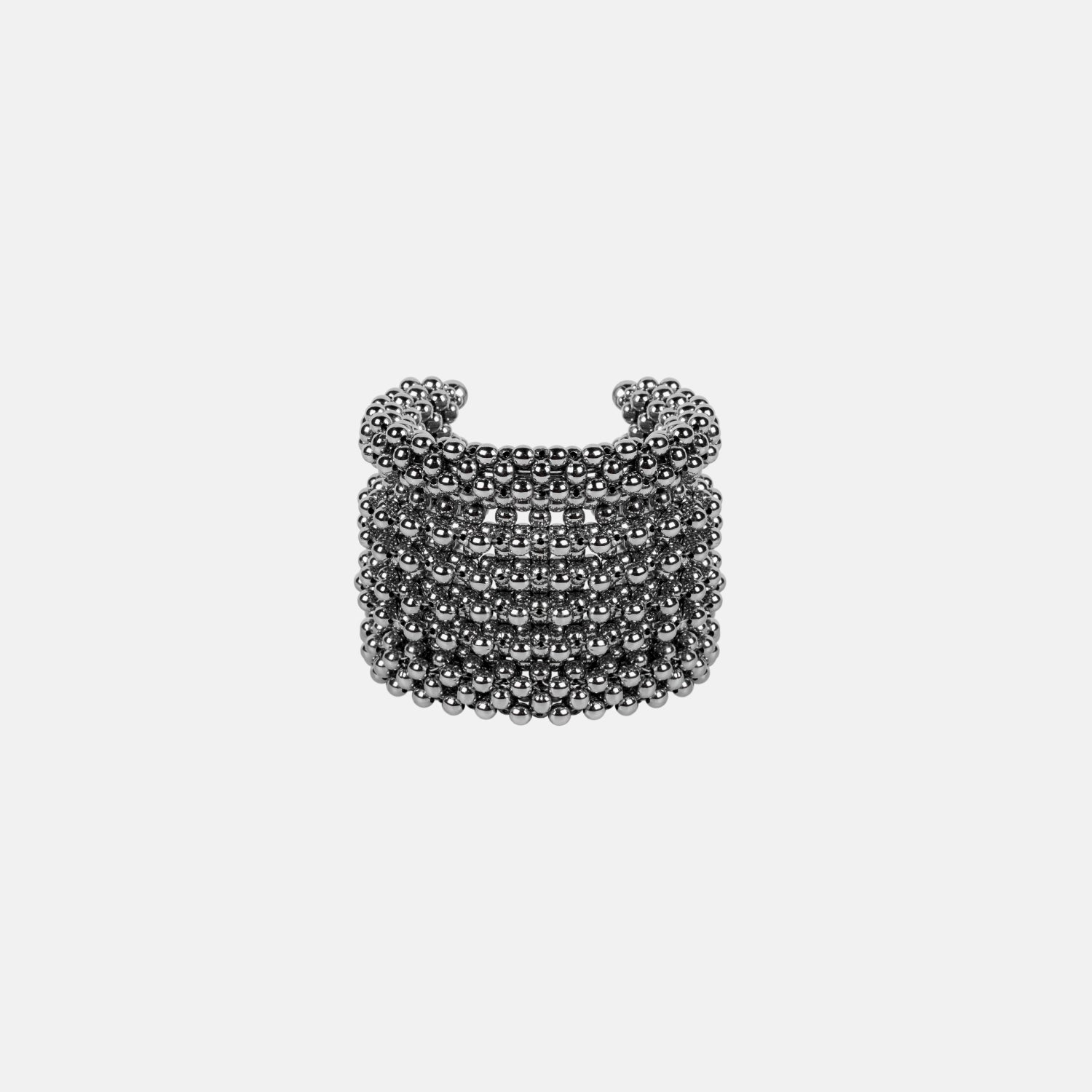 Khutulun Wide 4D Cuff in Silver