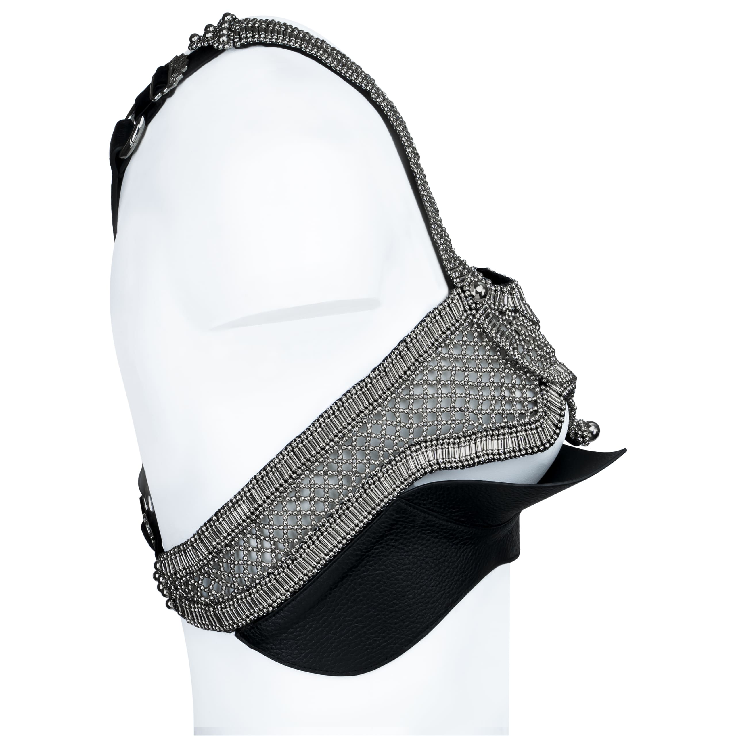 object and dawn side view of handcrafted khutulun modular leather top 
