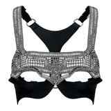 Khutulun Beaded Modular Top with Leather Balconette Bra –  4 Color Variants