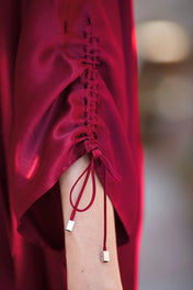 Mineko Long Silk Kimono - 2 Color Variants