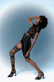Amaya Luxury Beaded Modular Waist Belt w/ Removable Tassels - 4 Colors