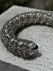 Nyx Cross-Beaded Cuff - 2 Color Variants