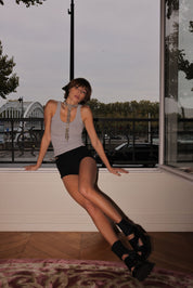 Signature Beaded Slim T-Choker