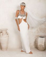 Khutulun Beaded Modular Top with Leather Balconette Bra –  4 Color Variants