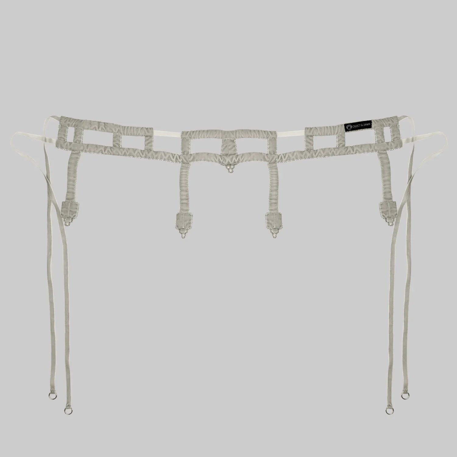 ghost images of velvet look of Amaya modular belt pearl by object and dawn