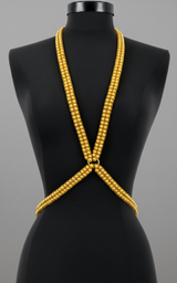 X Beaded Harness & Necklace | Modular Body Chain