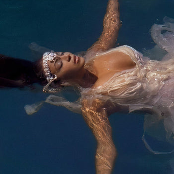 beyonce wearing Rushi Headpiece in Black is King