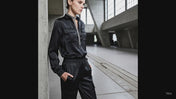 woman in black outfit wear dignature slim t-choker by object & dawn