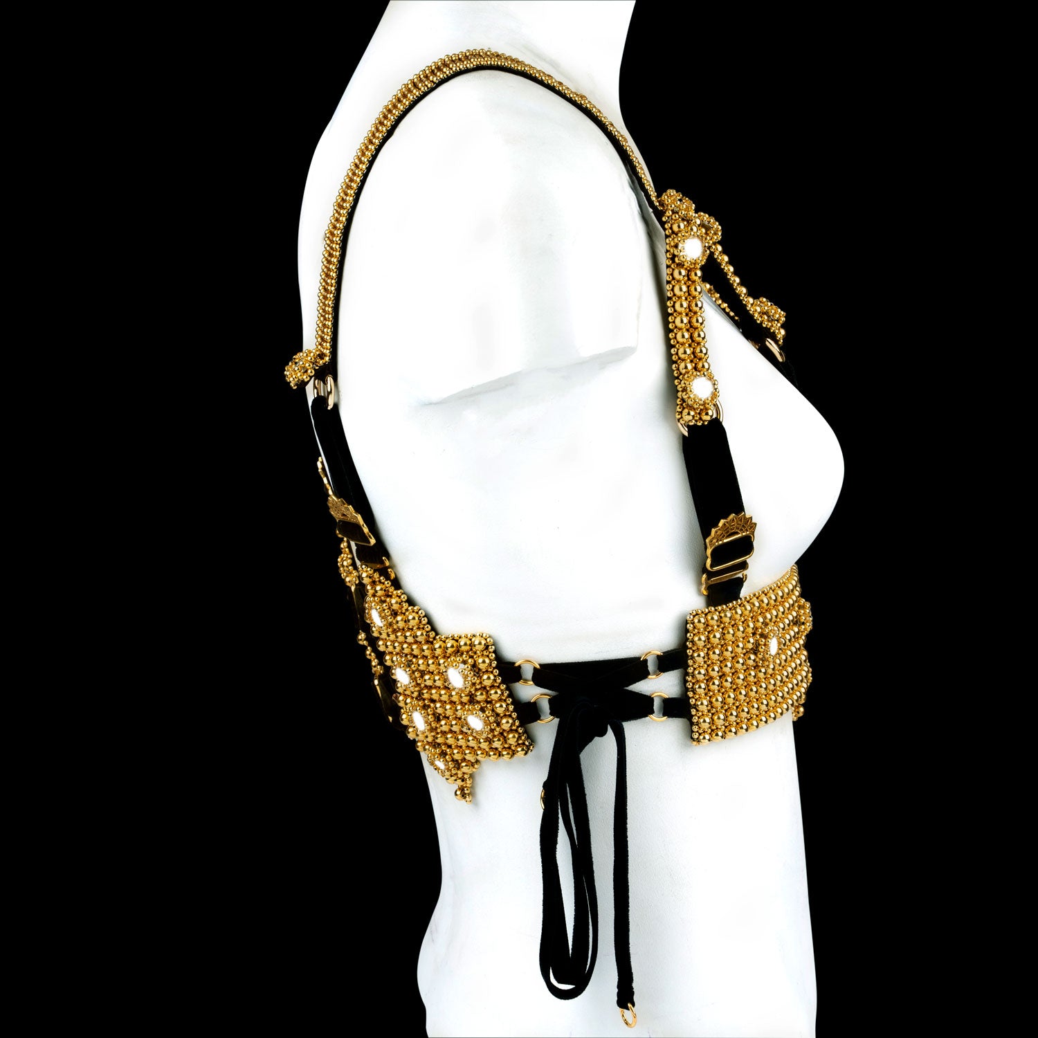 Artemisia Modular Harness in 22k Gold - LAST ONE