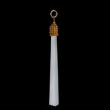 11" Gold Cap Polyester Tassel - 5 color variations
